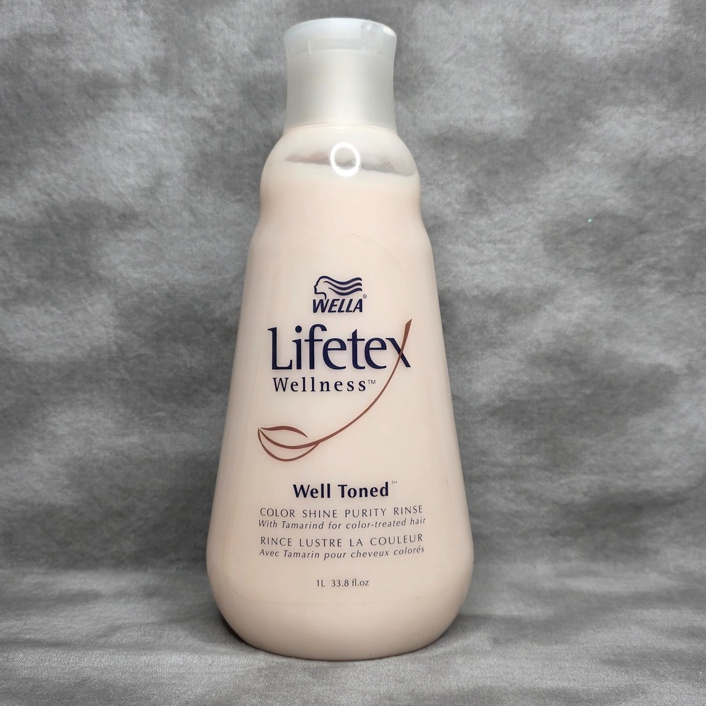 WELLA Lifetex Wellness Well Toned Color Shine Purity Rinse 33.8‎ oz